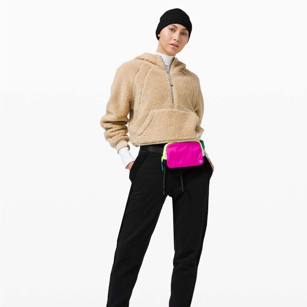 Lululemon Scuba Oversized Sherpa 1/2 Zip Hoodie